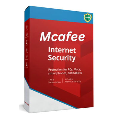 McAfee Internet Security Antivirus - 1 Device 1 Year