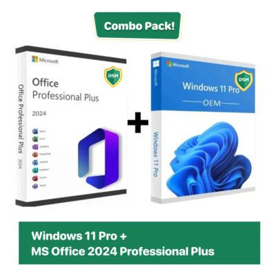 Windows 11 Pro + MS Office 2024 Professional Plus